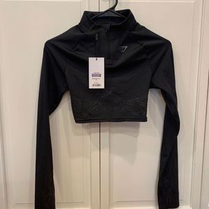 Gymshark Crop Zip Top